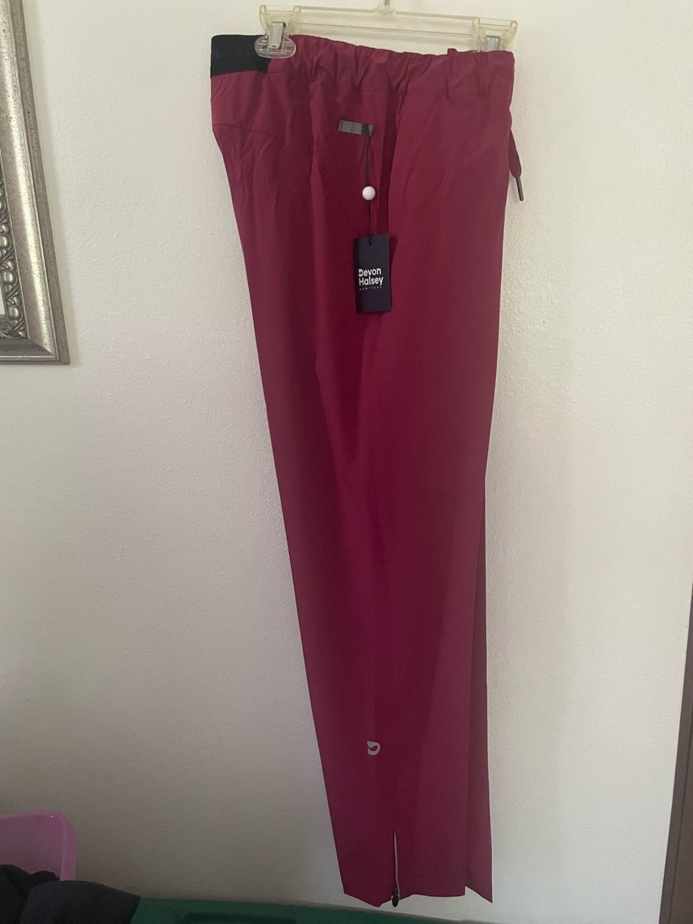 Women’s Wine Red Performance Pants